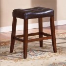 Portman Saddle Bar Stools 24" - - Pair