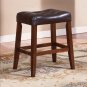 Portman Saddle Bar Stools 24" - - Pair