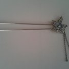 Blue flower hair pin