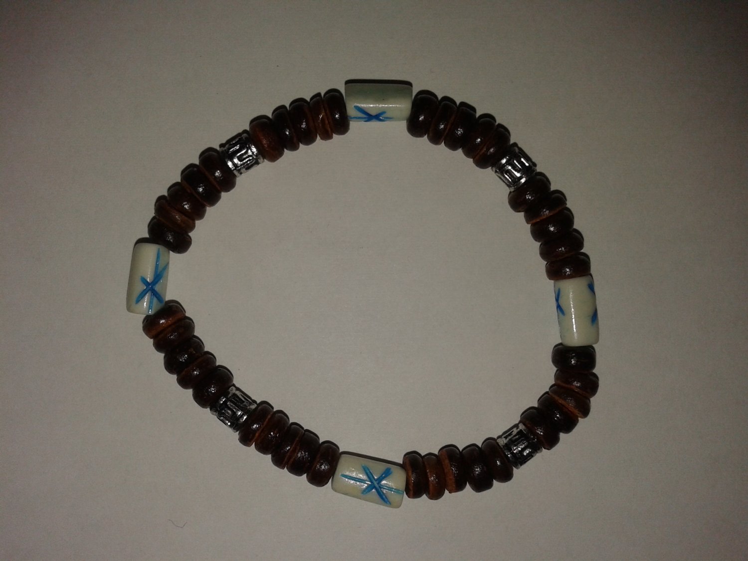 White wooden brace
