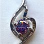 30﹪ Silver angel amethyst necklace