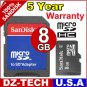 Sandisk 8GB MicroSD Micro SD SDHC MicroSDHC Flash Memory Card 8 GB G 8G \ SDSDQ-8192
