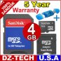 Sandisk 4GB MicroSDHC MicroSD Micro SD SDHC Mini MinSD Flash Memory Card 4G\ SDSDQ-4096-3A-PROMOTION