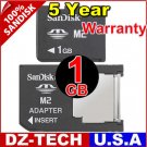 Sandisk 1GB Memory Stick Pro Duo Micro M2 MS 1 G GB 1G\ SDMSM2-1024-DUO