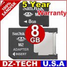 Sandisk 8GB Memory Stick Pro Duo Micro M2 MS 8 G GB 8G\ SDMSM2-8192-DUO