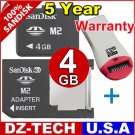 Sandisk 4GB Memory Stick Pro Duo Micro M2 MS 4 G GB 4G\ SDMSM2-4096-DUO-PROMOTION-2