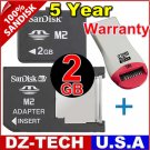 Sandisk 2GB Memory Stick Pro Duo Micro M2 MS 2 G GB 2G\ SDMSM2-2048-DUO-PROMOTION-2