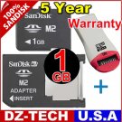 Sandisk 1GB Memory Stick Pro Duo Micro M2 MS 1 G GB 1G\ SDMSM2-1024-DUO-PROMOTION-2