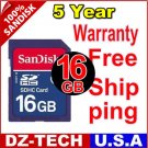 SanDisk 16GB SDHC SD HC Flash Memory Card 16 GB G 16G New \ SDSDBR-016G