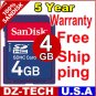 SanDisk 4GB SDHC SD HC Flash Memory Card 4 GB G 4G New \ SDSDBR-4096