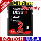 SanDisk 2GB Ultra II Class 4 SDHC SD HC Flash Memory Card 2 GB G 2G \ SDSDHR-002G