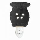 Black Fleur De Lis Tart Warmer