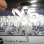 white lace garter