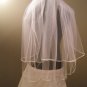 white veil satin
