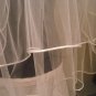 white veil satin