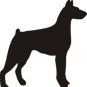 Doberman Vinyl Window Decal