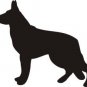 German Shepherd Vinyl Window Decal