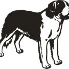 St. Bernard Vinyl Window Decal