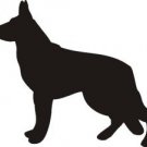 German Shepherd Dog Vinyl Window Decal