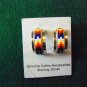 Beaded sterling silver earrings