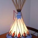 Lamp (Handmade Native American Tee-Pee)