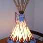Lamp (Handmade Native American Tee-Pee)