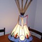 Lamp (Handmade Native American Tee-Pee)