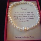 Genuine Freshwater Pearl Stretch Bracelet