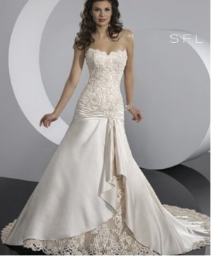 Free shipping Gorgeous Wedding Dresses for Brides Custom
