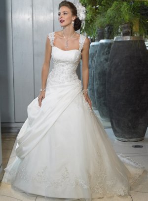 Free shipping Gorgeous Wedding Dresses for Brides Custom