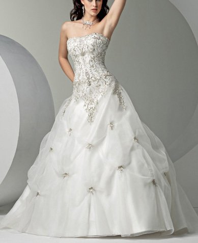 Free shipping Gorgeous Wedding Dresses for Brides Custom
