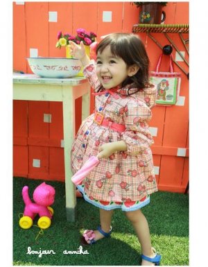girls red raincoat 2T NEW