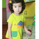 girls yellow T shirt size 6 NEW