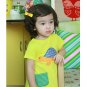 girls yellow T shirt size 6 NEW