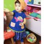girls blue T shirt size 4T 6 NEW