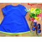 girls blue T shirt size 4T 6 NEW