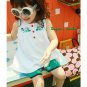 girls white long sleeveless t shirt 2T 3T 4T 6 NEW