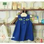 girls blue long sleeveless t shirt 2T 3T 4T 6 NEW