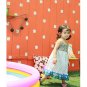 girls sleeveless blue summer dress 2T 3T 4T 6 NEW