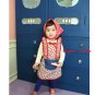girls red apron dress 2T 3T 4T 6 NEW