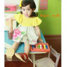girls yellow vintage dress 3T,4T NEW