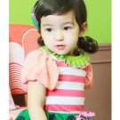 girls orange t shirt 3T,4T NEW