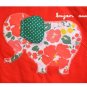 girls vintage elephant red t shirt 2T,3T,6 NEW
