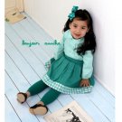 girls green skirt 3T,4T,6 NEW