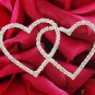 Forever & Always... Crystal Double Heart Bouquet Jewel BQ 223