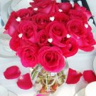 Bouquet Crystal Hearts for adding Glamour to Centerpieces
