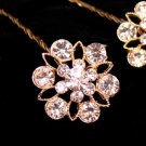 Gold Crystal Bouquet Jewelry BQ 211