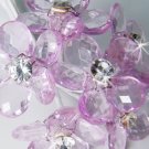Lilac Crystal Flower Bouquet Jewels