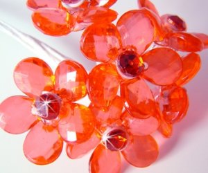 Red Flower Bouquet Jewels