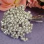 Silver White Beaded Pearl Flower Bundle 474